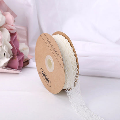 Spot Wholesale | Lace Gift Flower Clothing Packaging Ribbon 2.5CM