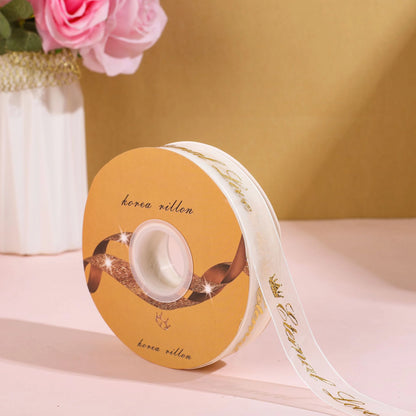Spot Wholesale | New Product Gilded Fishtail Gift Wrapping Ribbon