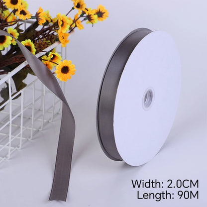 Spot Wholesale | Dark Grey Increased Density Gift Wrapping Ribbon