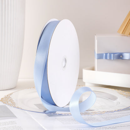 Spot Wholesale | Multi-specification Lake Blue Packaging Ribbon