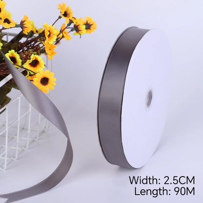 Spot Wholesale | Dark Grey Increased Density Gift Wrapping Ribbon