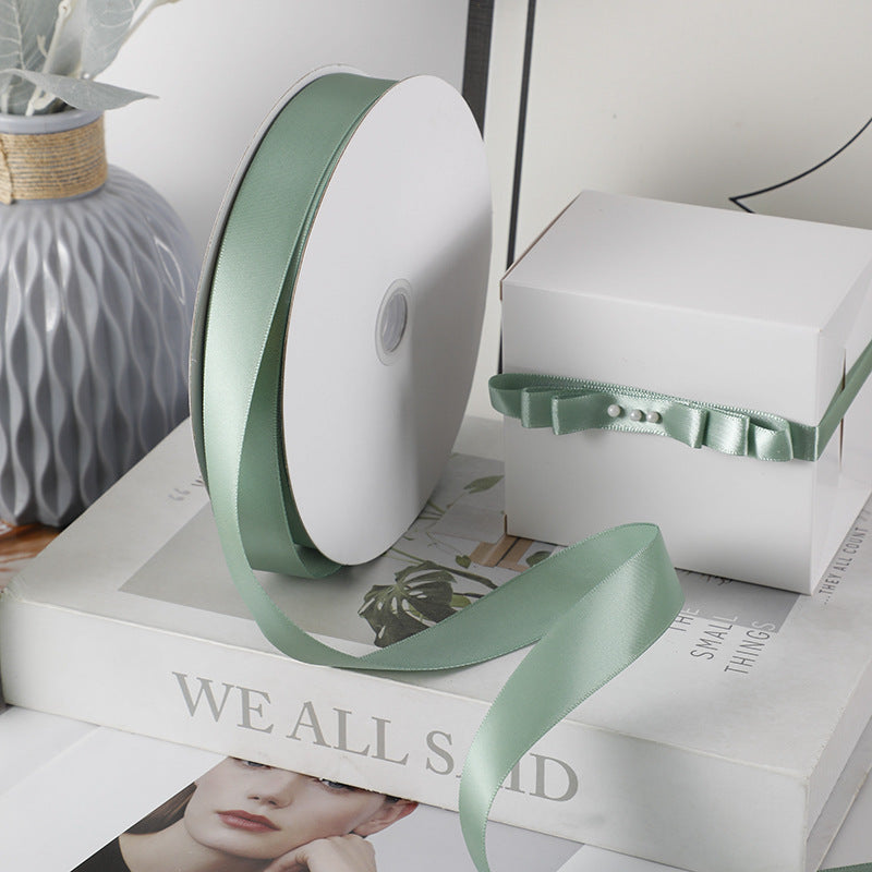 Spot Wholesale | New Avocado Color Gift Wrapping Ribbon