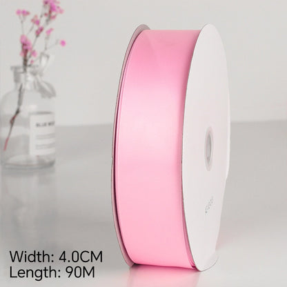 Spot Wholesale | Pink Polyester Woven Ribbon Jacquard Ribbon