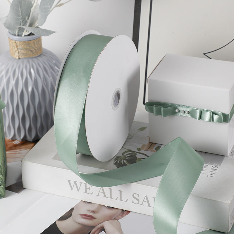 Spot Wholesale | New Avocado Color Gift Wrapping Ribbon