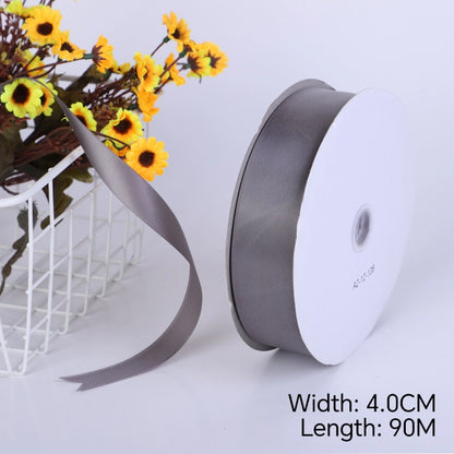 Spot Wholesale | Dark Grey Increased Density Gift Wrapping Ribbon