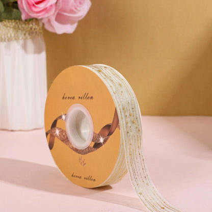 Spot Wholesale | New Product Gilded Fishtail Gift Wrapping Ribbon