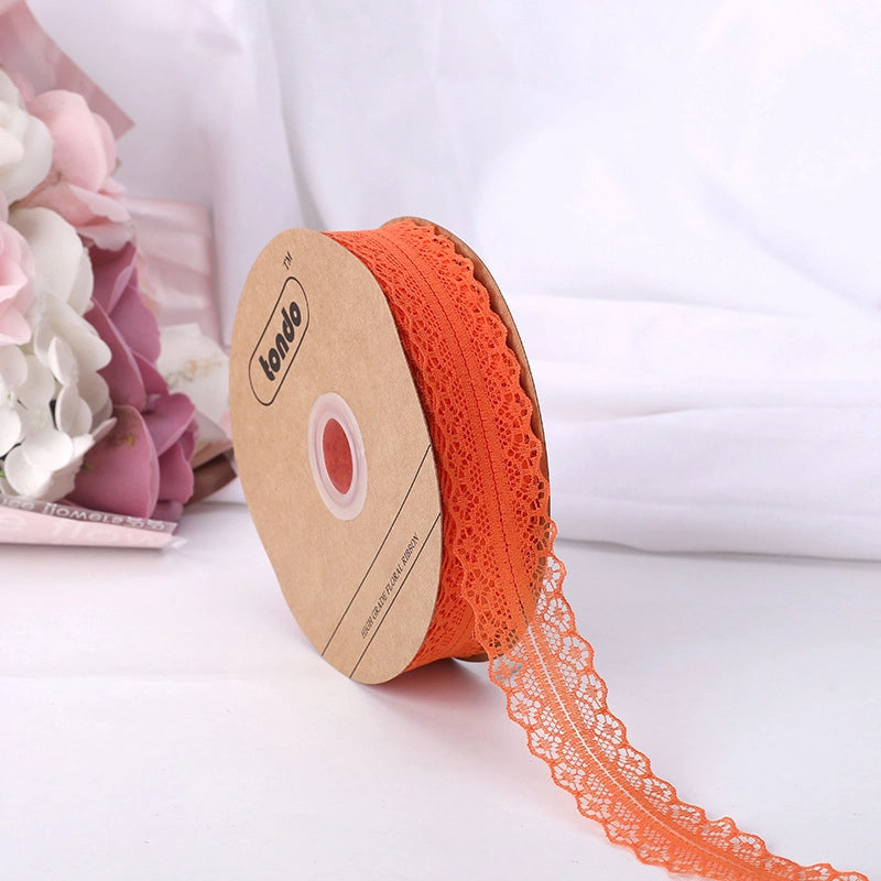 Spot Wholesale | Lace Gift Flower Clothing Packaging Ribbon 2.5CM