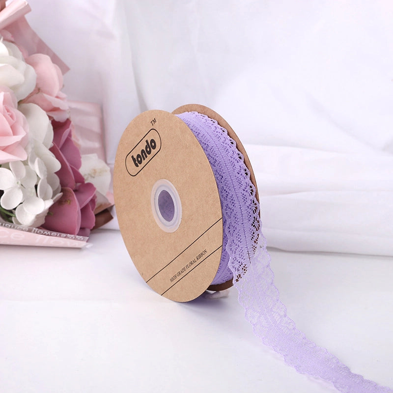 Spot Wholesale | Lace Gift Flower Clothing Packaging Ribbon 2.5CM
