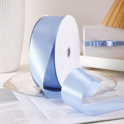 Spot Wholesale | Multi-specification Lake Blue Packaging Ribbon