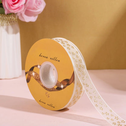Spot Wholesale | New Product Gilded Fishtail Gift Wrapping Ribbon