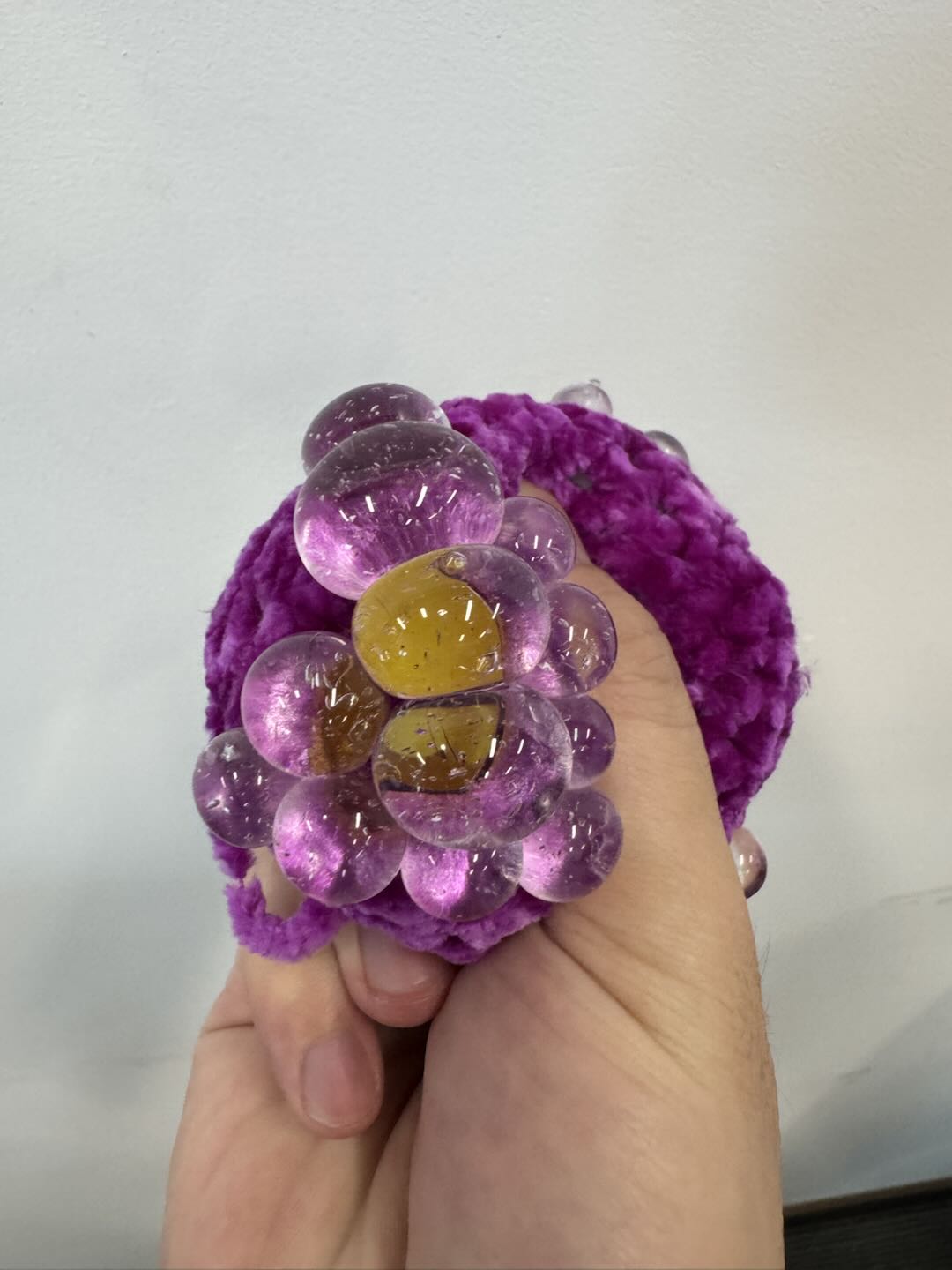 CozyBloom Crystal Squishy, CozyBloom Crystal Knit Squishy Fidget Toy Handmade Pre-Order (Est. Delivery Within 30 Days)