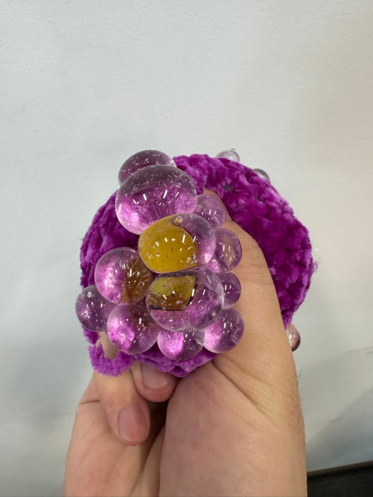 CozyBloom Crystal Squishy, CozyBloom Crystal Knit Squishy Fidget Toy Handmade Pre-Order (Est. Delivery Within 30 Days)