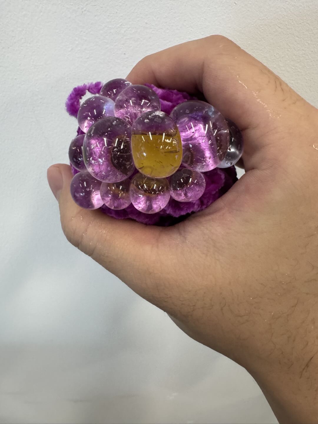 CozyBloom Crystal Squishy, CozyBloom Crystal Knit Squishy Fidget Toy Handmade Pre-Order (Est. Delivery Within 30 Days)