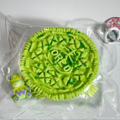 200G Big Oreo Handmade Silicone Stress Relief Taba Squishy Toy