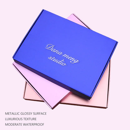 Spot Wholesale | Extra Hard Metal Film Colored Airplane Box, Packing Box