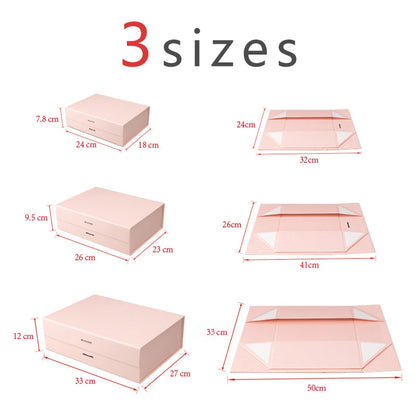 Spot Wholesale | Bow Folding Box, Magnetic Folding Box, Magnet Packaging Gift Box