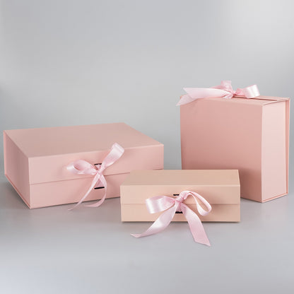 Spot Wholesale | Bow Folding Box, Magnetic Folding Box, Magnet Packaging Gift Box