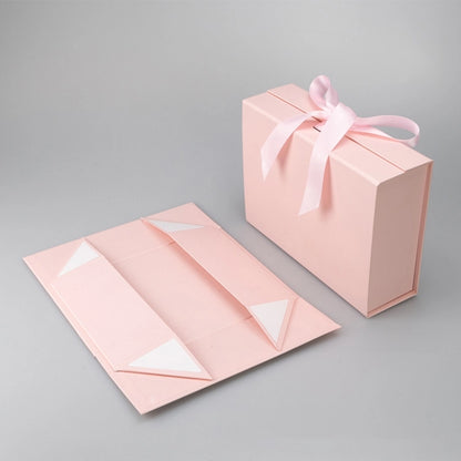 Spot Wholesale | Bow Folding Box, Magnetic Folding Box, Magnet Packaging Gift Box