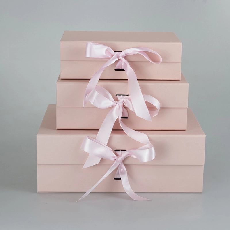 Spot Wholesale | Bow Folding Box, Magnetic Folding Box, Magnet Packaging Gift Box