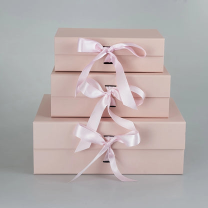 Spot Wholesale | Bow Folding Box, Magnetic Folding Box, Magnet Packaging Gift Box