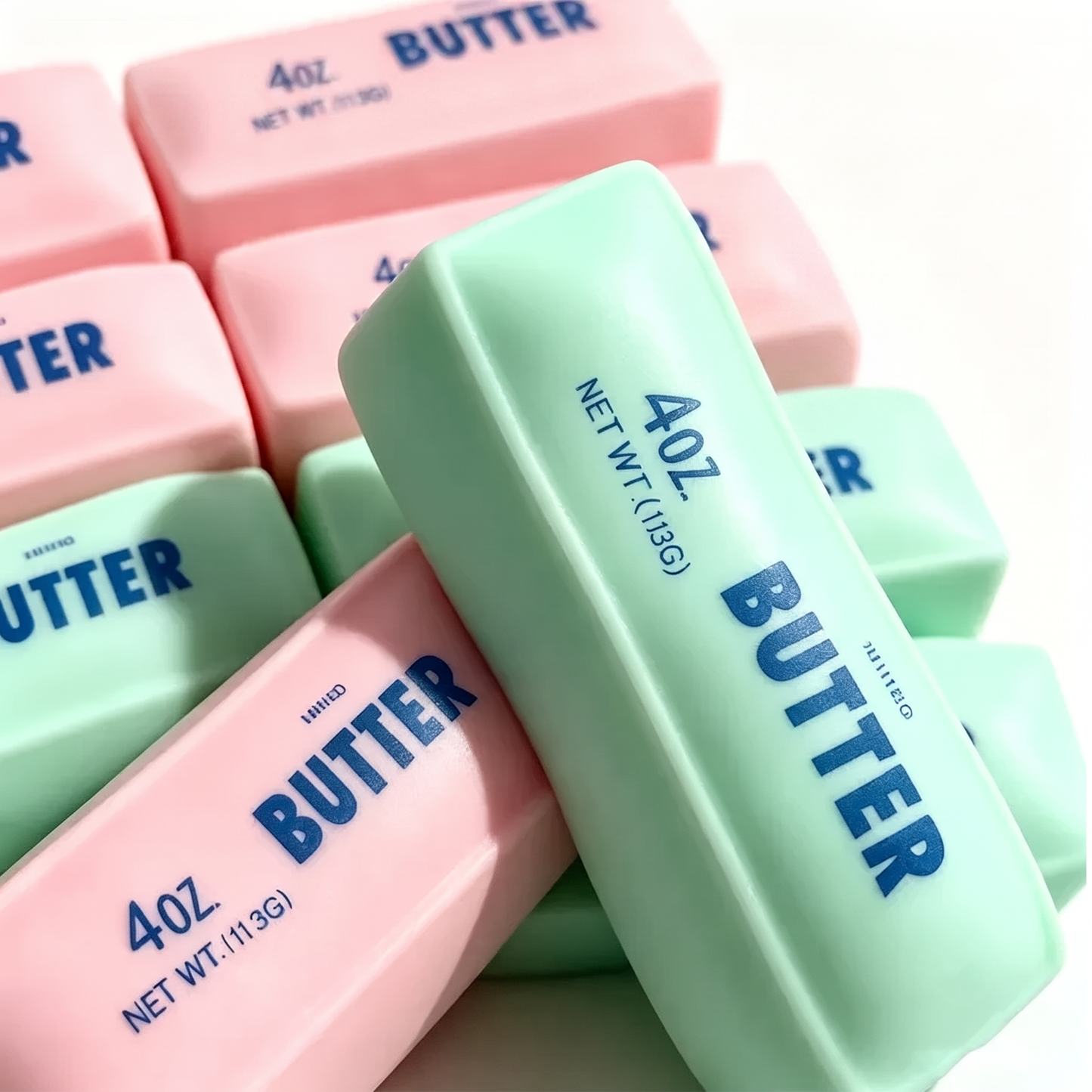 Crunchy Butter Squishy Cheese Sticks Toy,Slow-Rebound Stress Relief Toy Building Blocks,Cute Soft Sensory Toy, Relaxing Desk Toy Squeeze Toy Stress Relief Desk Toy For All Ages,Stress Relief Gift