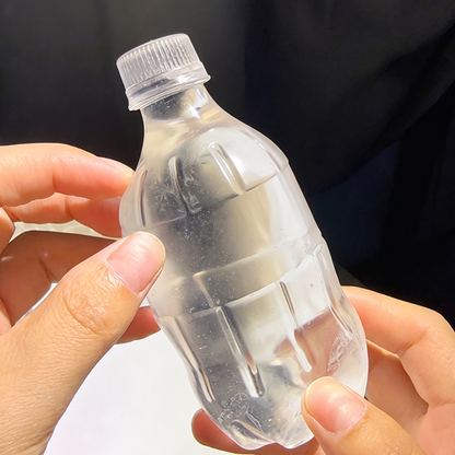Clear maltose mineral water bottle squeezeable slow rebound stress-relieving toy