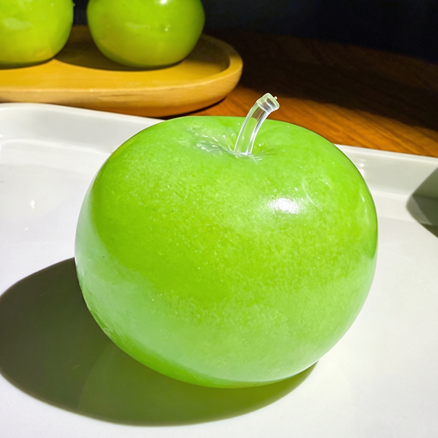 Green Apple Slushie Squeeze Toy – Moldable, Viral Hit; Coconut Oil-Filled, Satisfying Texture, Tactile Stress-Relief Toy