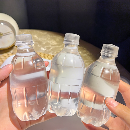 Clear maltose mineral water bottle squeezeable slow rebound stress-relieving toy