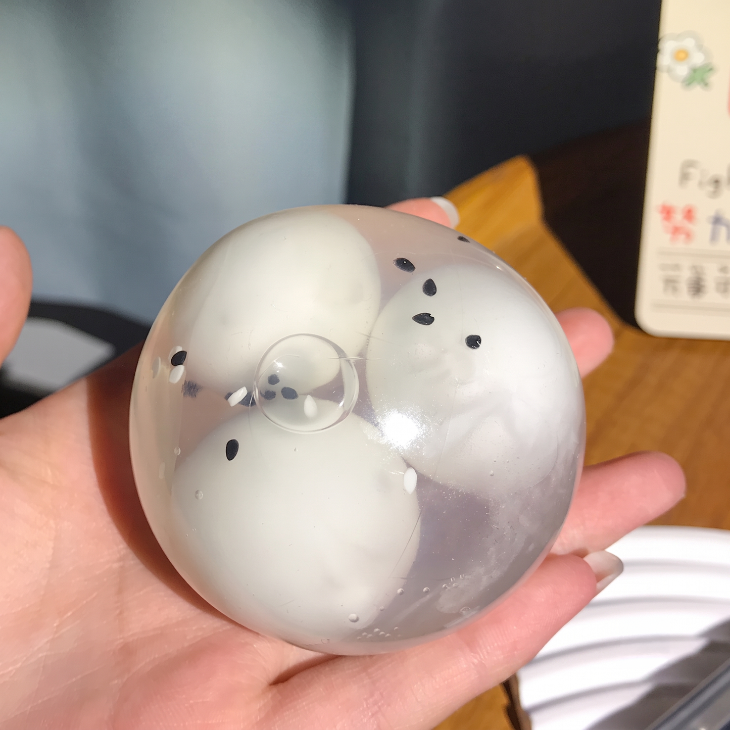 Creative "Three-Pop" Crispy Tangyuan Ball—a handmade, ultra-satisfying stress-relief toy that can be crushed three times.
