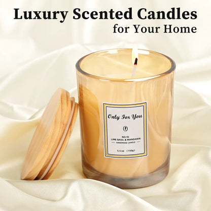 LIFELUM Forever Flowers with Scented Candle in Box-Yellow Roses