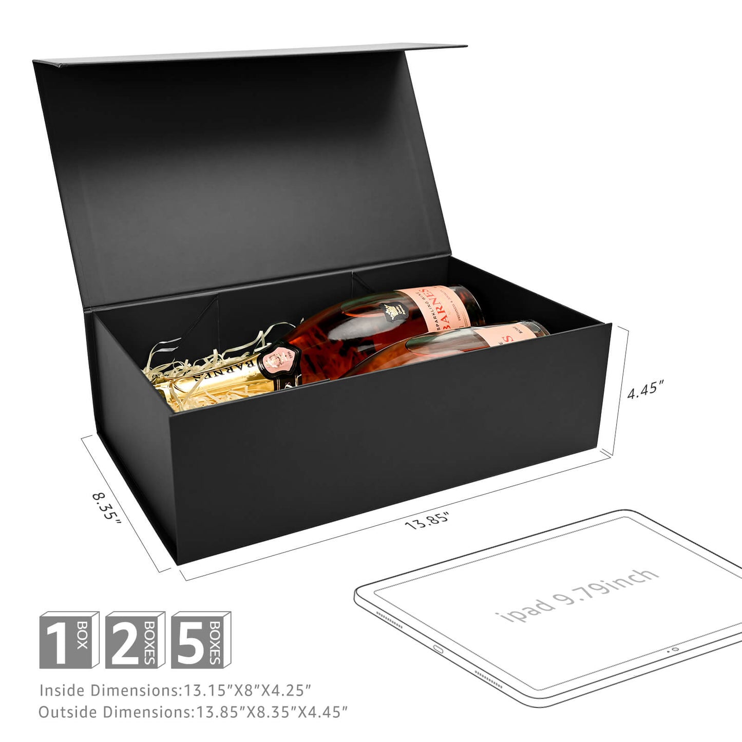 LIFELUM Black Gift Box 13.8in