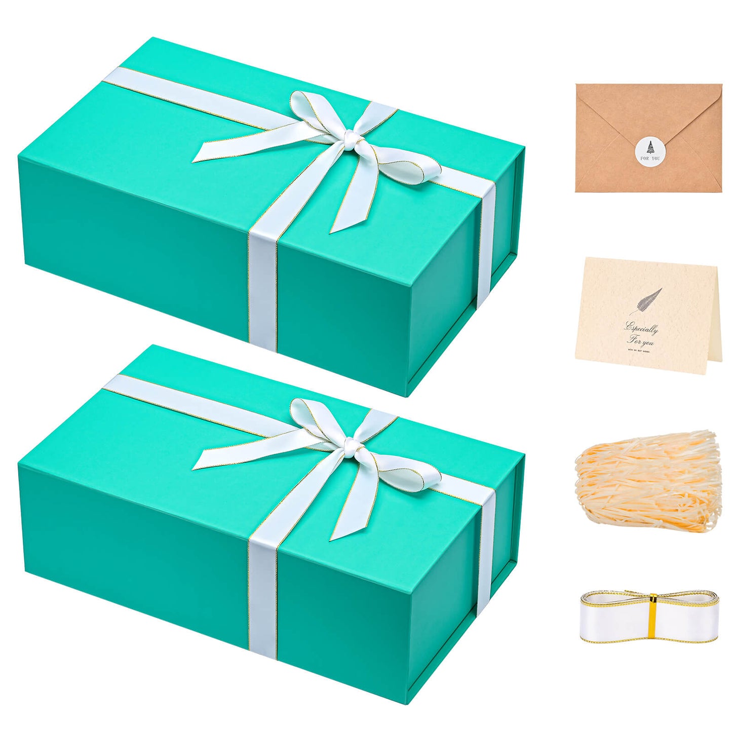 LIFELUM Green Blue Gift Box 13.8in