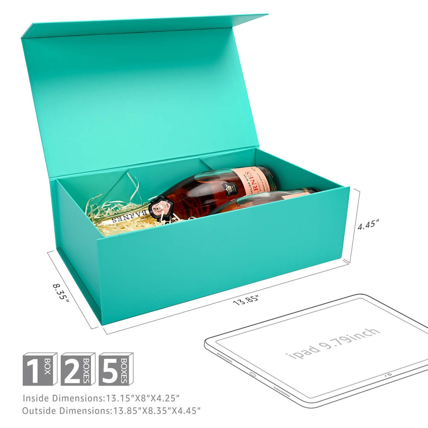 LIFELUM Green Blue Gift Box 13.8in