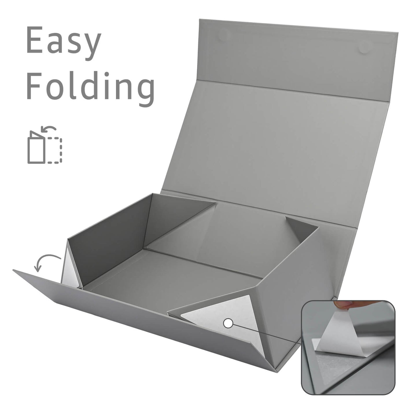 LIFELUM Grey Gift Box 13.8in