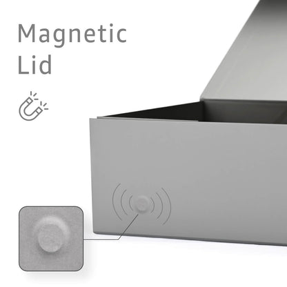 LIFELUM Grey Gift Box 13.8in