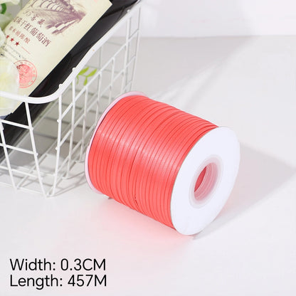 Spot Wholesale | Light Red Gift Wrapping Ribbon for Valentine's Day