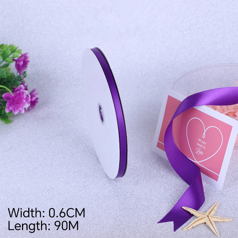 Spot Wholesale | Purple Gift Wrapping Ribbon