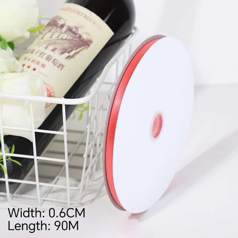 Spot Wholesale | Light Red Gift Wrapping Ribbon for Valentine's Day
