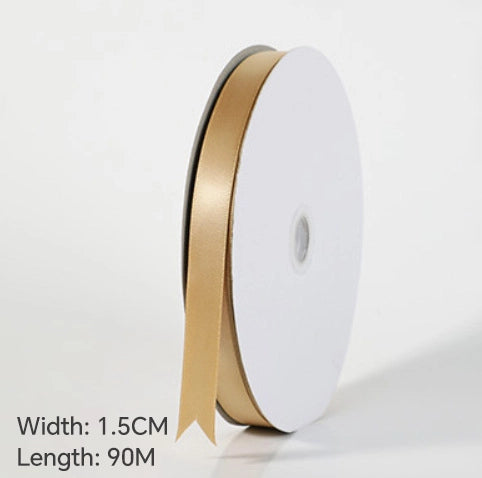 Spot Wholesale | Champagne Gold Gift Wrap Colorful Ribbon