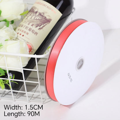 Spot Wholesale | Light Red Gift Wrapping Ribbon for Valentine's Day