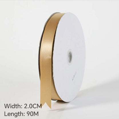 Spot Wholesale | Champagne Gold Gift Wrap Colorful Ribbon