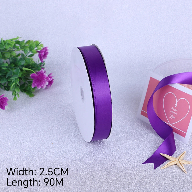 Spot Wholesale | Purple Gift Wrapping Ribbon