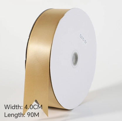 Spot Wholesale | Champagne Gold Gift Wrap Colorful Ribbon