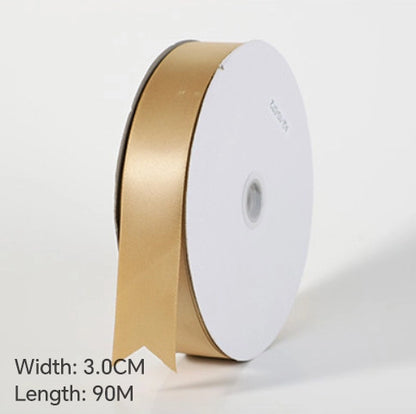 Spot Wholesale | Champagne Gold Gift Wrap Colorful Ribbon