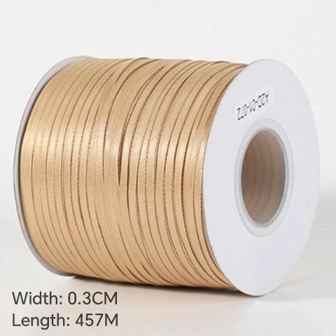 Spot Wholesale | Champagne Gold Gift Wrap Colorful Ribbon
