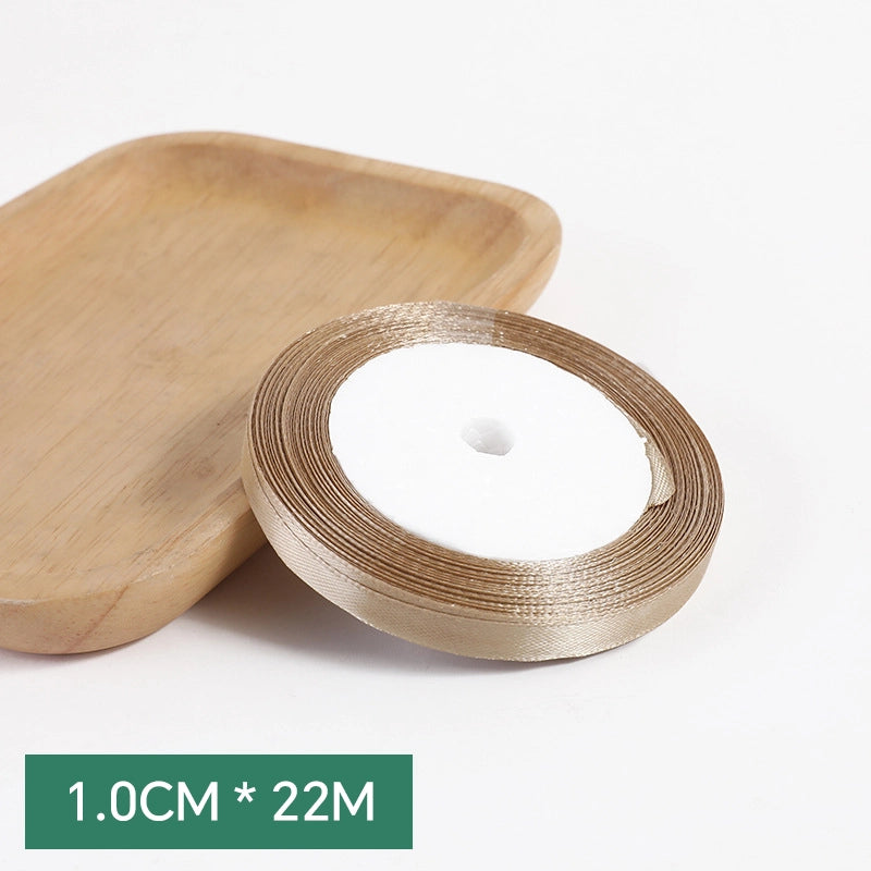 Spot Wholesale | Champagne Gold Gift Wrap Colorful Ribbon