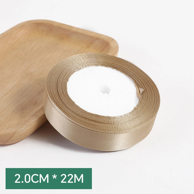 Spot Wholesale | Champagne Gold Gift Wrap Colorful Ribbon