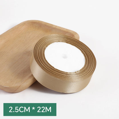 Spot Wholesale | Champagne Gold Gift Wrap Colorful Ribbon