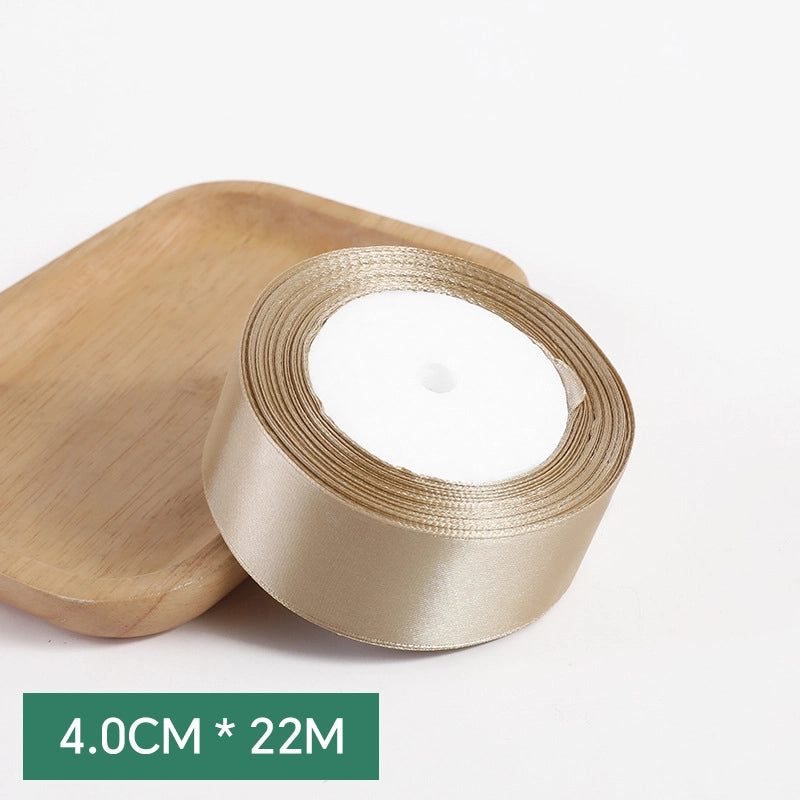 Spot Wholesale | Champagne Gold Gift Wrap Colorful Ribbon