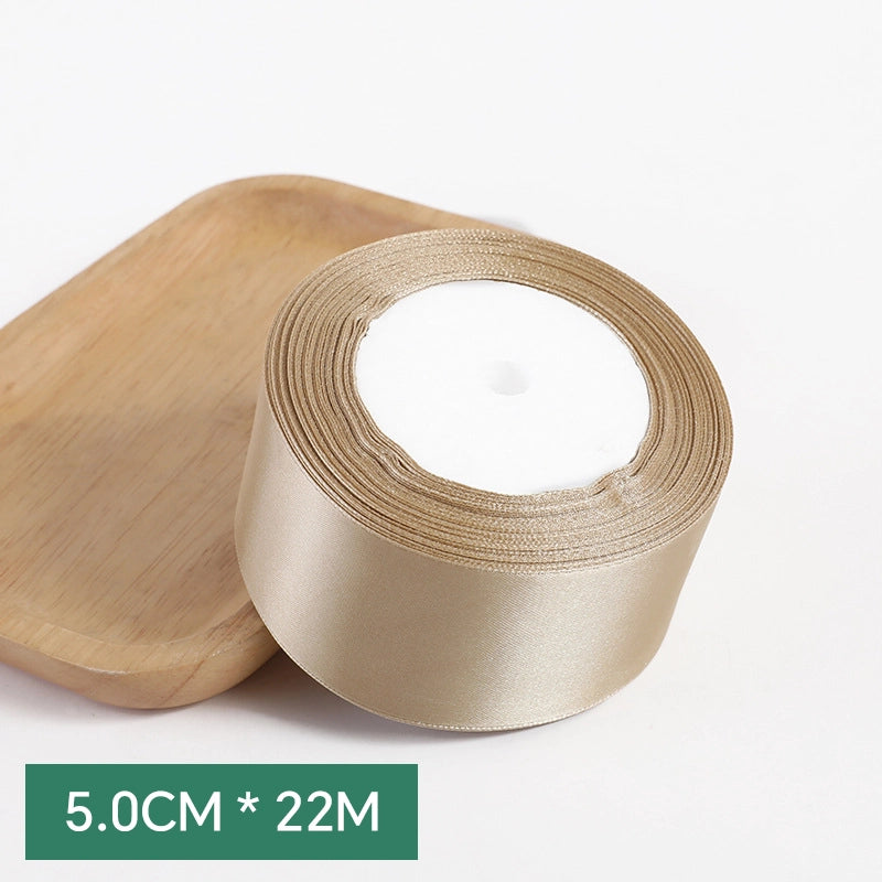 Spot Wholesale | Champagne Gold Gift Wrap Colorful Ribbon